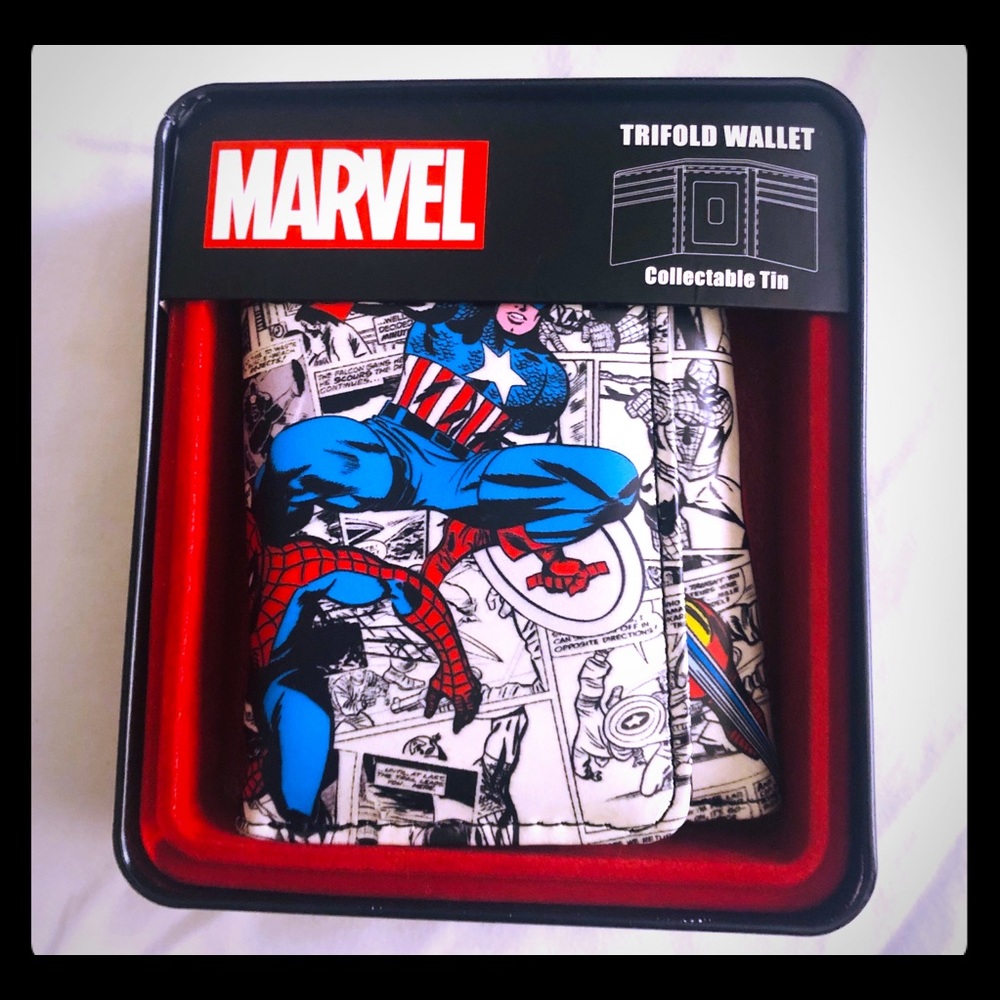 Marvel Avengers Wallet Spider-Man Captain America